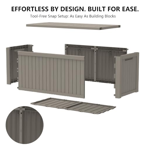 Outdoor Storage Box (Grey / 200 Gallon 3.0)