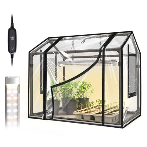 Mini Indoor Greenhouse with Grow Light