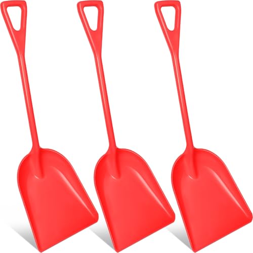 3 Pcs Plastic Snow Shovel