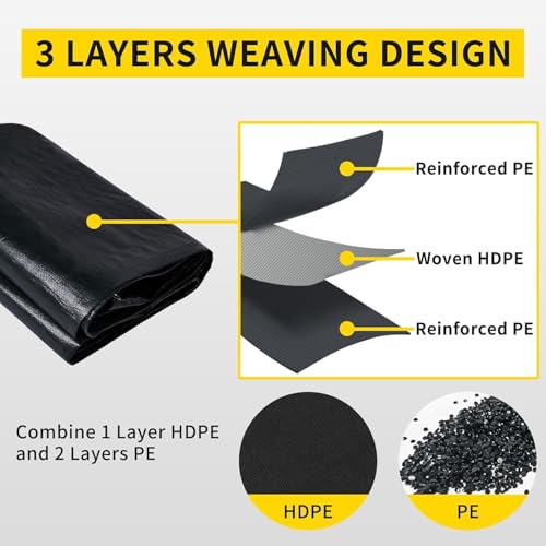 Pond Liner 15x20Ft Pond Liners for Outdoor (15x20 Ft)