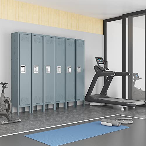 Metal Locker for Home (Grey(4 Legs) / 1 Door-65.98")