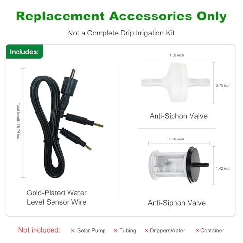 Solar Drip Irrigation Replacement Kit (Drip irrigation replacement parts)