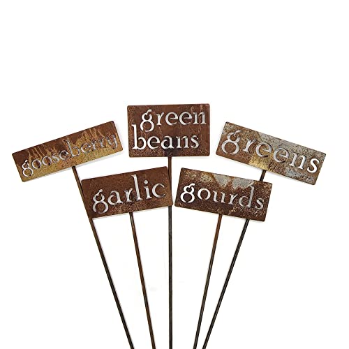 Classic Metal Garden Markers 19 Inches Tall