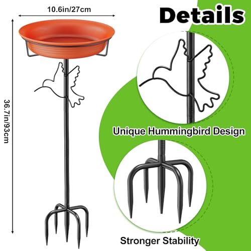 Bird Bath for Outside (Brown-2)