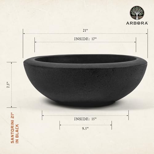 21" Santorini Bowl Planters 2 (2 Count)
