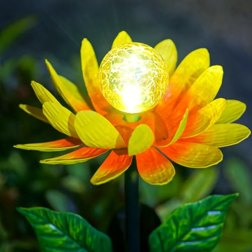 Solar Flowers Wind Spinners Outdoor