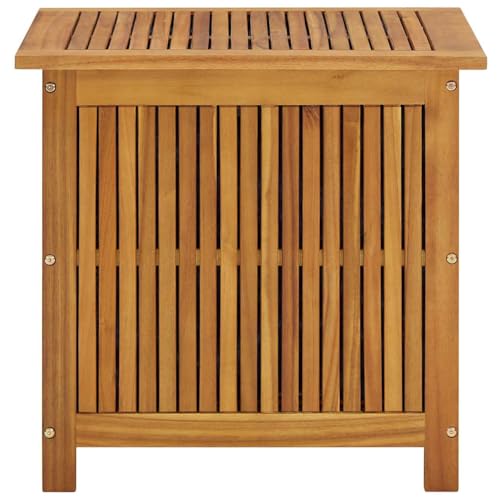 Garden Storage Box 23.6"x19.7"x22.8" Solid Wood Acacia (23.6" x 19.7" x 22.8")