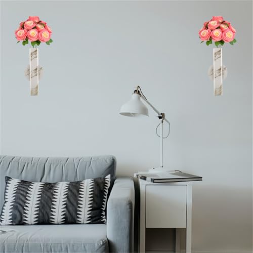 Self Adhesive Wall Vase Metal Tube Decoration Holder Used to Display Dried Flower