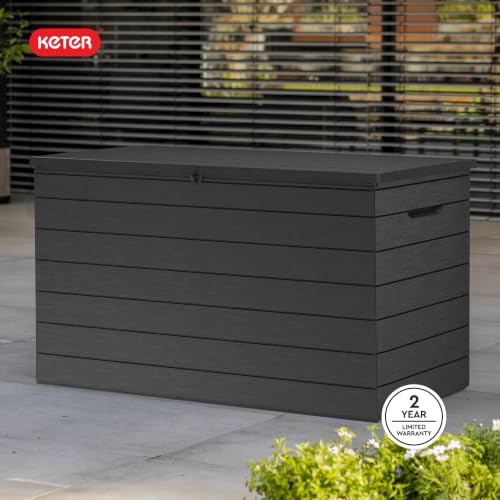 Astoria 150 Gal Outdoor Storage Box for Patio and Pool Accessories (Astoria Brown)