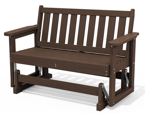 2 Person Glider Bench (Coffee / 1 Pack)