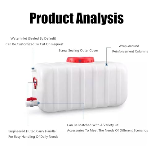 Plastic Water Storage Carrier with Tap 25L