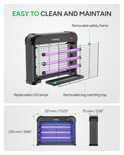 LED Bug Zapper Indoor (Matte Black)