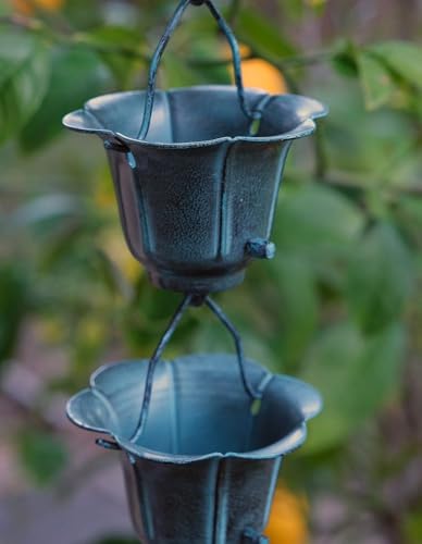 Flower Cups Rain Chain