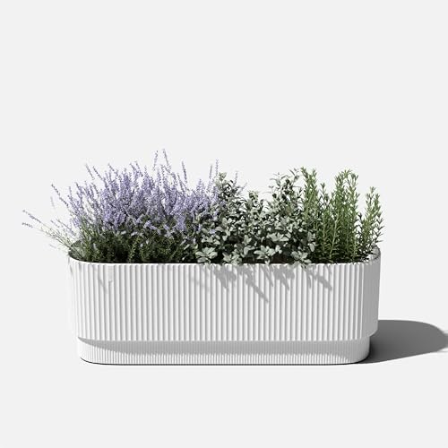 Demi Series Garden Bed (White / 42 inch)