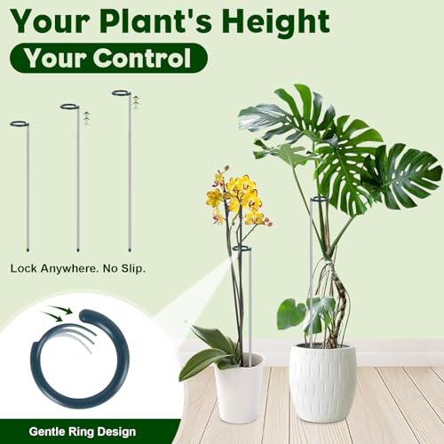 Extendable Monstera Plant Support Stakes (32.2inches-7Pack)