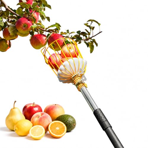 6.5FT Fruit Picker with Basket (6.5FT)