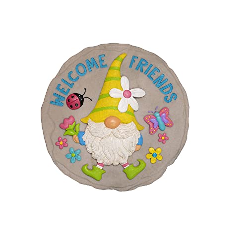 Garden Décor Spring Gnome Stepping Stone (Spring Gnome)