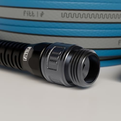 HiFlo Water Hose 50ft (50ft / Light Blue and Grey)