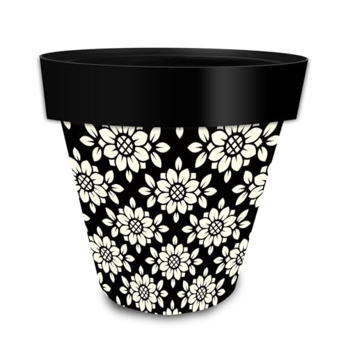 Everyday Planter 11.75 x 11 x 11 Geometric Floral Medium (Geo Floral / Medium)