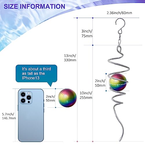 Gazing Ball Spiral Tail