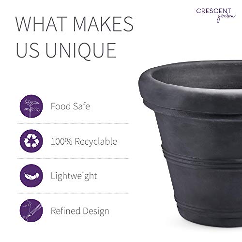 Brunello Classic Rolled Rim Planter Pot