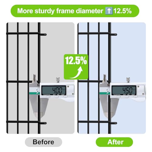 Decorative Garden Fence 6 Panels 13ft (6 Panels 13ft(L)-42"(H) - Without Gate)