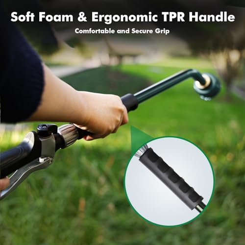 24 Inches Long Watering Wand for Garden Hose (Olive Green)