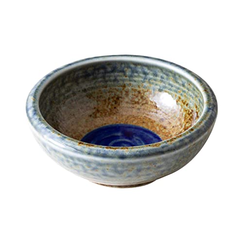 Minoyaki Series Small Round Glazed Ikebana Flower Vase Made in Japan