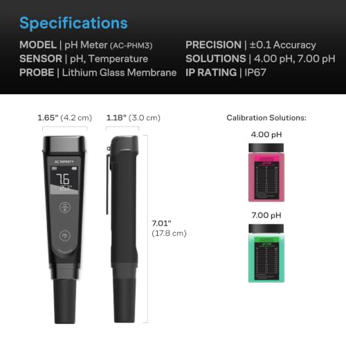 pH Meter Kit High Precision Digital pH Pen (pH Meter Kit)