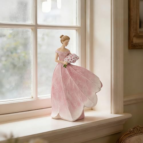 Fairy Statue Modern Table Decor (Pink-flower / Small)