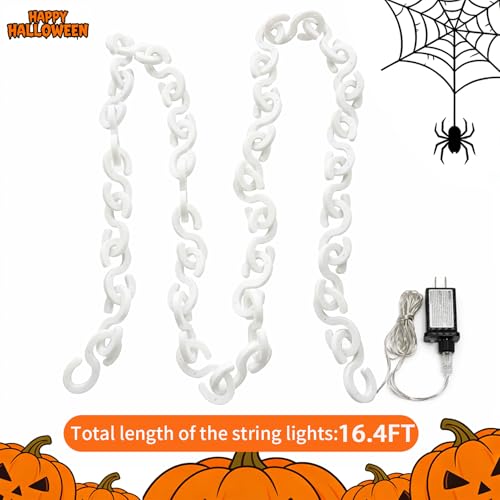 16.4 ft Halloween Chain Lights (Purple / 16FT)