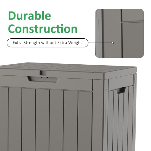 40 Gallon Lockable Outdoor Deck Box (Pro Grey / 40 Gallon)