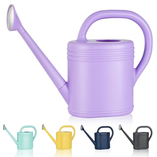 2 Gallon Watering Can for Indoor Plants (Purple / 2 Gallon)