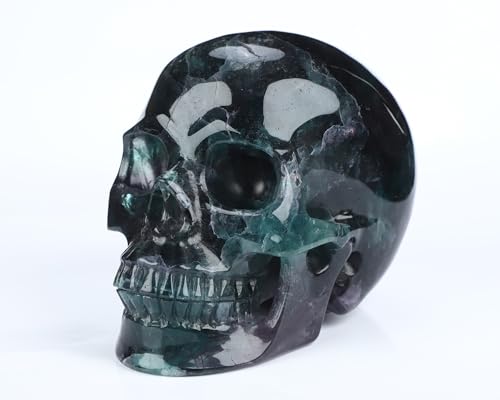 5.0" Fluorite Crystal Skull (5.0 Inches Fluorite 1)
