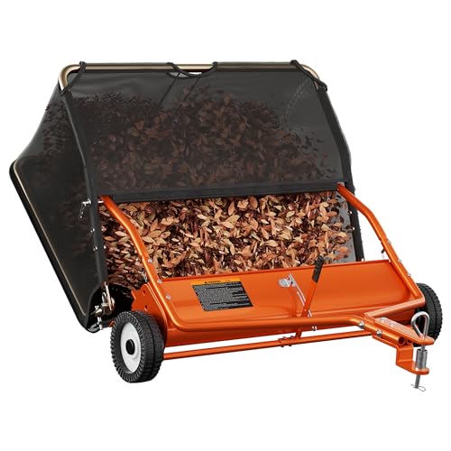 42" Lawn Sweeper Tow Behind (42 inch / Orange)