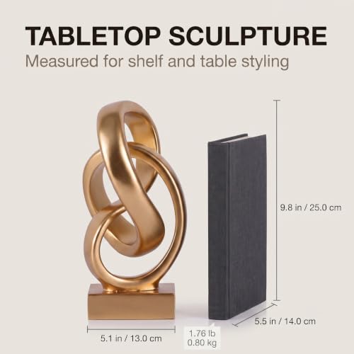 Abstract Sculpture Knot Decor (Gold)