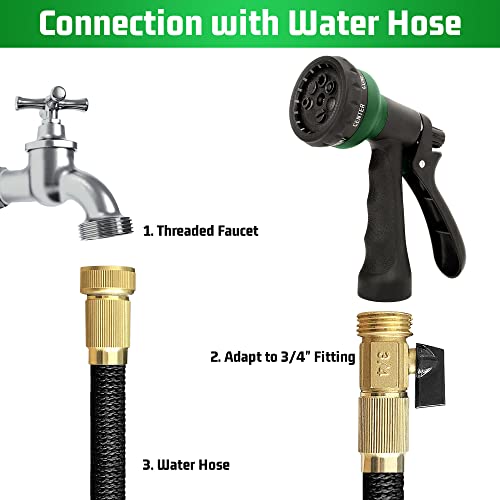 Hose Nozzle 4PK (Dark Green)