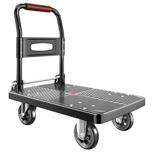Upgraded Foldable Push Cart Dolly
