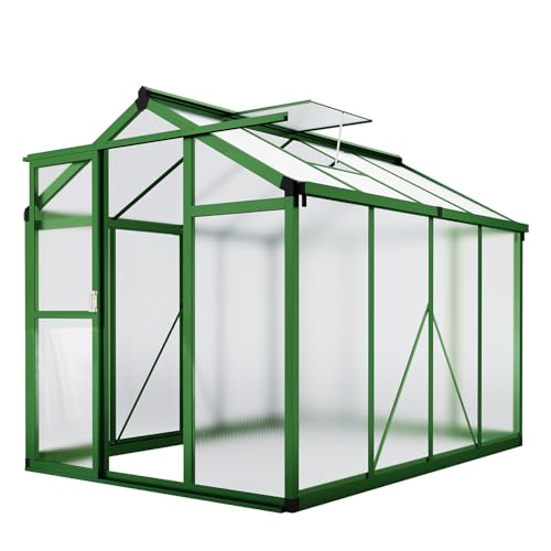 6x8 FT Greenhouse (Green / 6x8 FT)