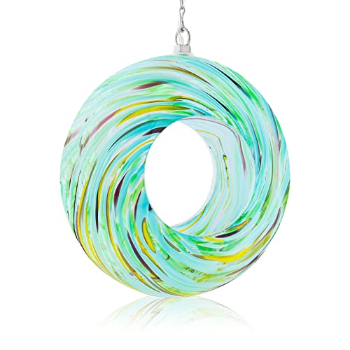 Glass Bird Feeder Outside