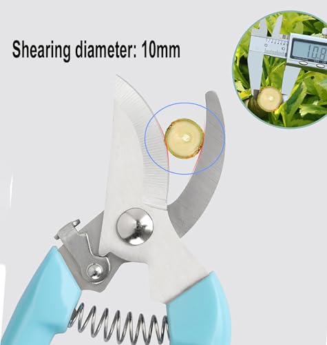 5pcs Garden Flower Shears Pruning Shears 6.9 inches Scissors Heavy Duty Plant Scissors for Cutting Flowers
