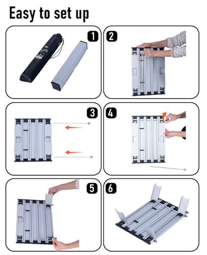 Ultralight Compact Mini Folding Alu. Table