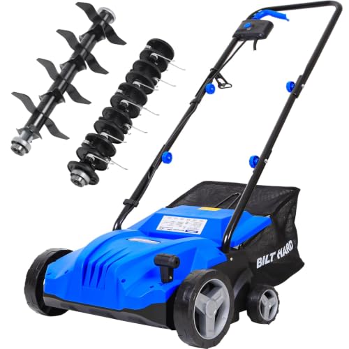 13 inch 12 Amp Electric Dethatcher and Scarifier with Collection Bag