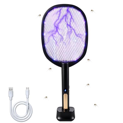 2 Packs Electric Fly Swatter (Black)