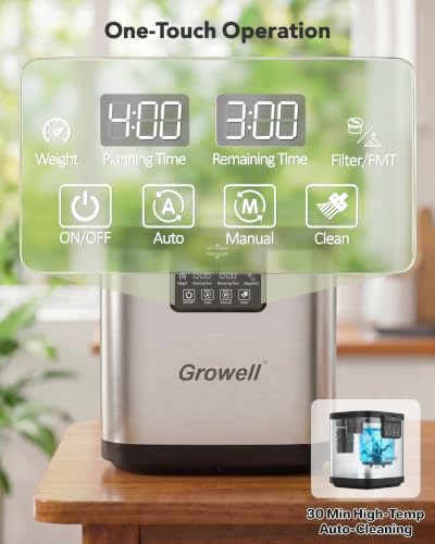 4L Electric Composter for Kitchen (Silver)