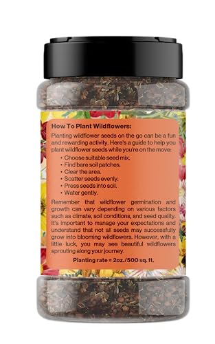 Wildflower Seed Shaker (Western Wildflowers / 2 oz Mini Shaker)