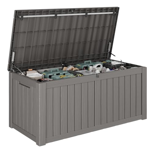 Outdoor Storage Box (Grey / 160 Gallon)