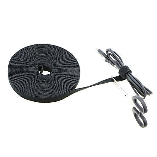 Fastening Tape Cable Tie Double Side Nylon Power Wire Management 3
