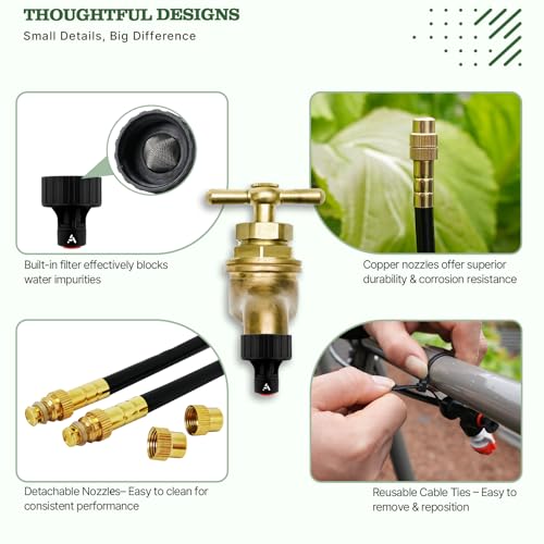 50FT Drip Irrigation Kit for Patio
