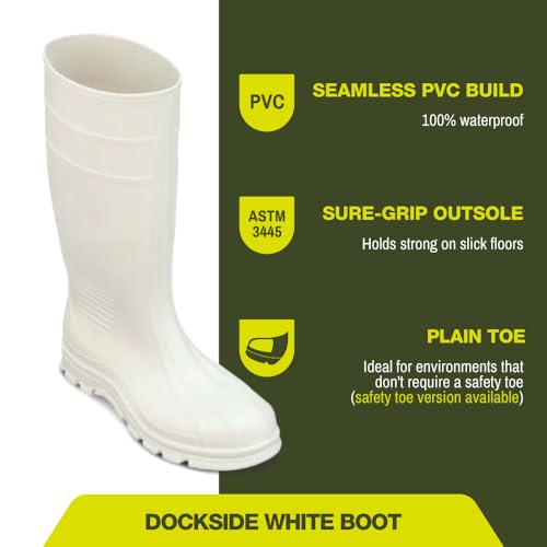 Heartland Dockside Waterproof Work Boots for Men and Women